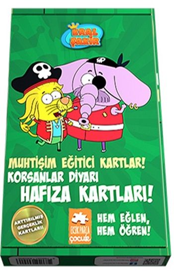 Muhtişim Eğitici Kartlar! - Korsanlar Diyarı Hafıza Kartları! - Eksik Parça Yayınları Kitap