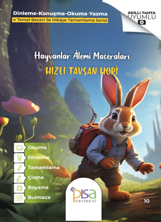 Hızlı Tavşan Hopi - Pisa Yayınevi Kitap