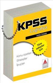 Delta KPSS Coğrafya Kartı - Delta Kültür Yayınevi Kitap