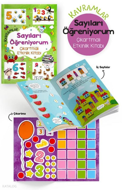 Kavramlar - Sayıları Öğreniyorum - Bigkids Yayınları Kitap