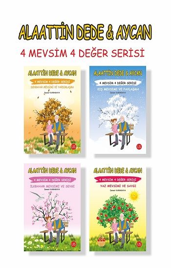 Alaattin Dede Ve Aycan (4 Kitap Set) - Us Yayınları Kitap