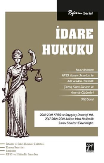 Reform Serisi İdare Hukuku - Gazi Kitabevi Kitap