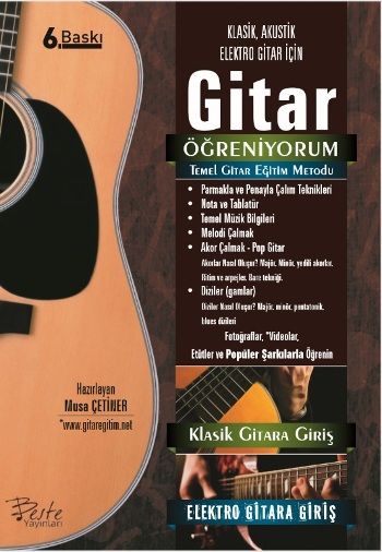 Gitar Öğreniyorum – Temel Gitar Eğitim Metodu - Beste Yayınları Kitap