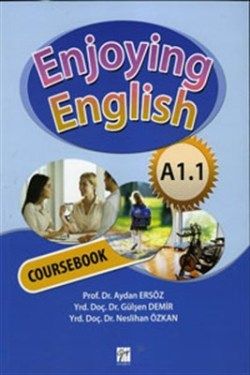 Enjoying English A1.1 Coursebook + Workbook - Aydan Ersöz, Akademik Kitaplar Türkçe kitap kapağı