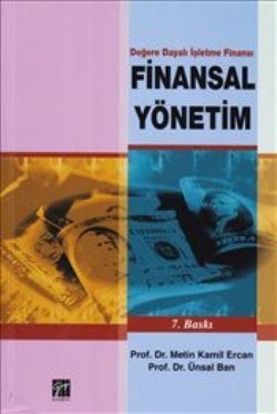 Finansal Yönetim - Metin Kamil Ercan, Akademik Kitaplar Türkçe kitap kapağı
