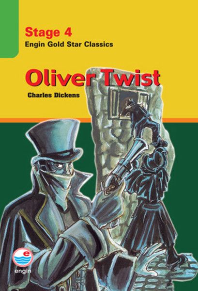 Stage 4 Oliver Twist - Charles Dickens, Yabancı Dilde Kitaplar Türkçe kitap kapağı