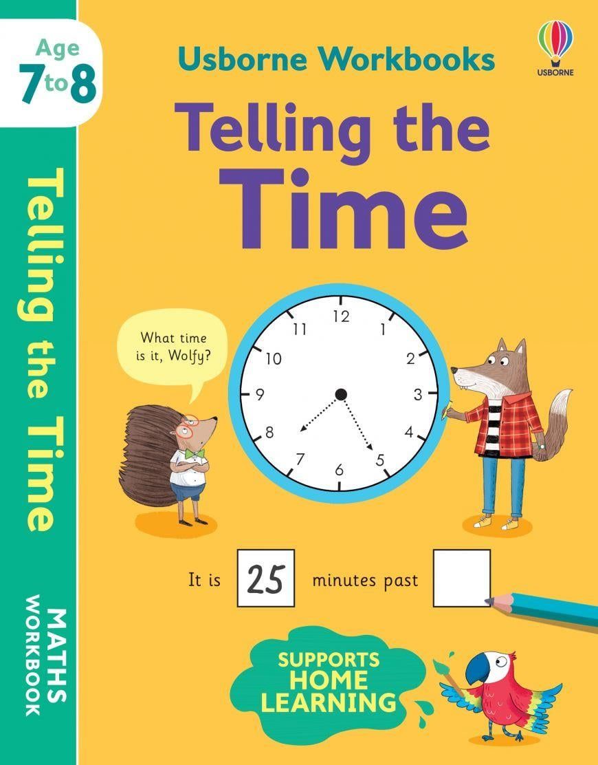 Usborne Workbooks Telling the Time 7-8 - Usborne Publishing Kitap