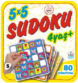 5 x 5 Sudoku – 5 (4 Yaş +) - Pötikare Yayıncılık Kitap
