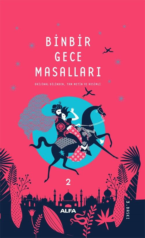 Binbirgece Masalları -2 Tam Metin Resimli (Ciltli) - Alfa Yayınları Kitap