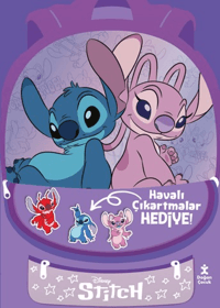Disney Stitch  (Ciltli) - Parıltılı Tatil Çantam Etkinlik ve Boyama Kitabı - Doğan Çocuk Kitap