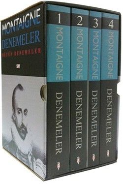 Denemeler (4 Cilt Takım) Michel de Montaigne Türkçe kitap kapağı