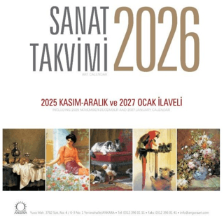 Sanat Takvimi 2026 Masa Takvimi - Arkadaş Yayınları Kitap