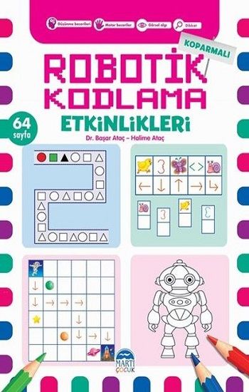 Koparmalı Robotik Kodlama Etkinlikleri - 3 - Martı Çocuk Yayınları Kitap