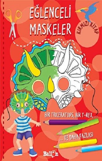 Eğlenceli Maskeler - Kırmızı Kitap - Parıltı Yayınları Kitap
