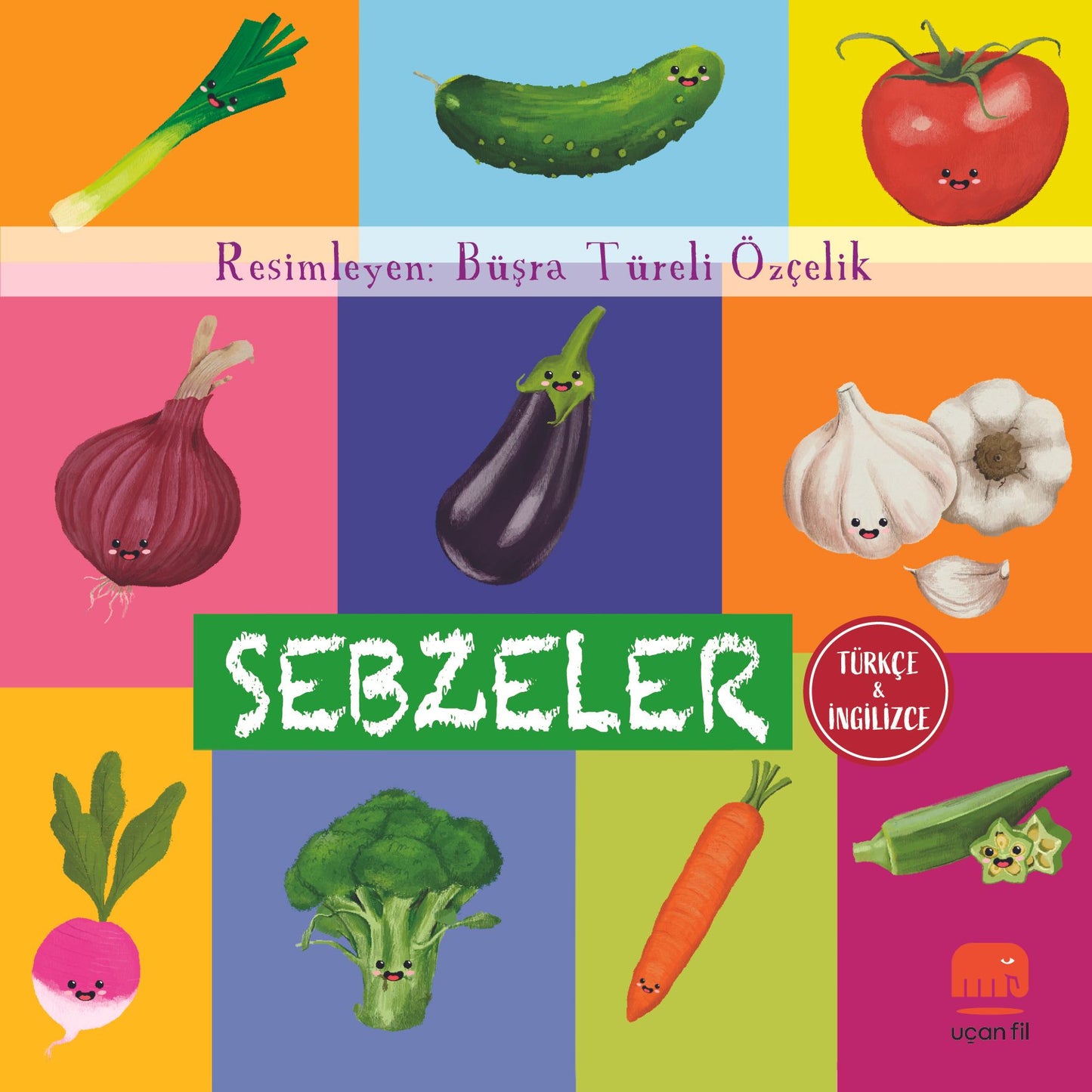 Sebzeler (Board Book) - Uçan Fil Yayınları Kitap