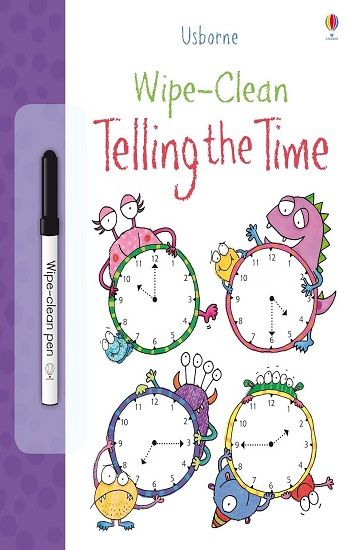 Wipe-Clean: Telling the Time - Usborne Publishing Kitap