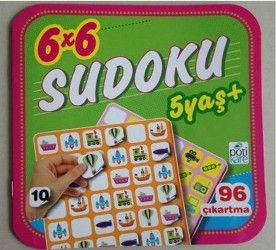 6 x 6 Sudoku – 10 (5 Yaş +) - Pötikare Yayıncılık Kitap