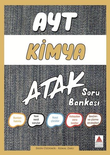 AYT Kimya Atak Soru Bankası - Delta Kültür Yayınevi Kitap