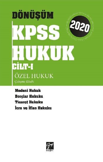 Gazi Kitabevi Dönüşüm Kpss Hukuk Cilt I Özel Hukuk Çalışma Kitabı - Gazi Kitabevi - Sınav Kitapları Kitap
