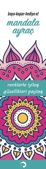 Mandala Ayraç Yeşil - Leopar Yayınları Kitap