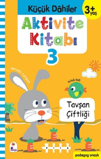 Küçük Dahiler Aktivite Kitabı 3 – 3+ Yaş (Pedagog Onaylı) - İndigo Kitap Kitap