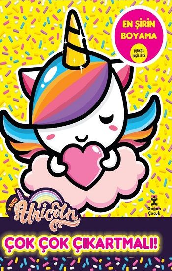I Love Unicorn En Şirin Boyama Çok Çok Çıkartmalı! - Doğan Çocuk Kitap