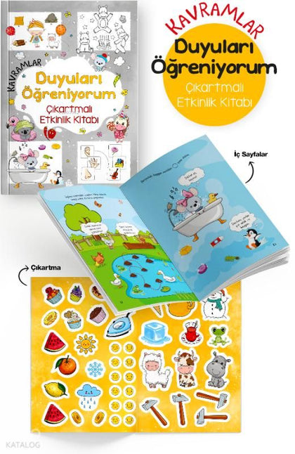 Kavramlar - Duyuları Öğreniyorum - Bigkids Yayınları Kitap