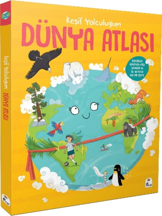 Keşif Yolculuğum – Dünya Atlası (Ciltli) - İndigo Çocuk Kitap