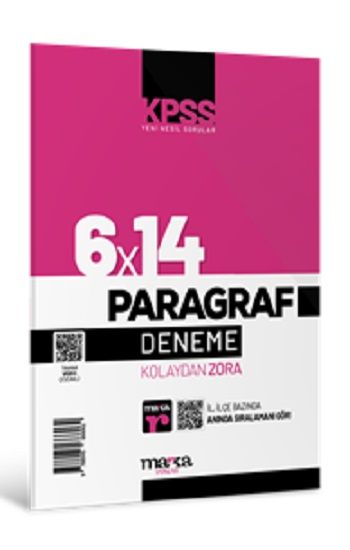 2025 KPSS Yeni Nesil 6x14 Paragraf Tamamı Video Çözümlü Deneme - Marka Yayınları Kitap