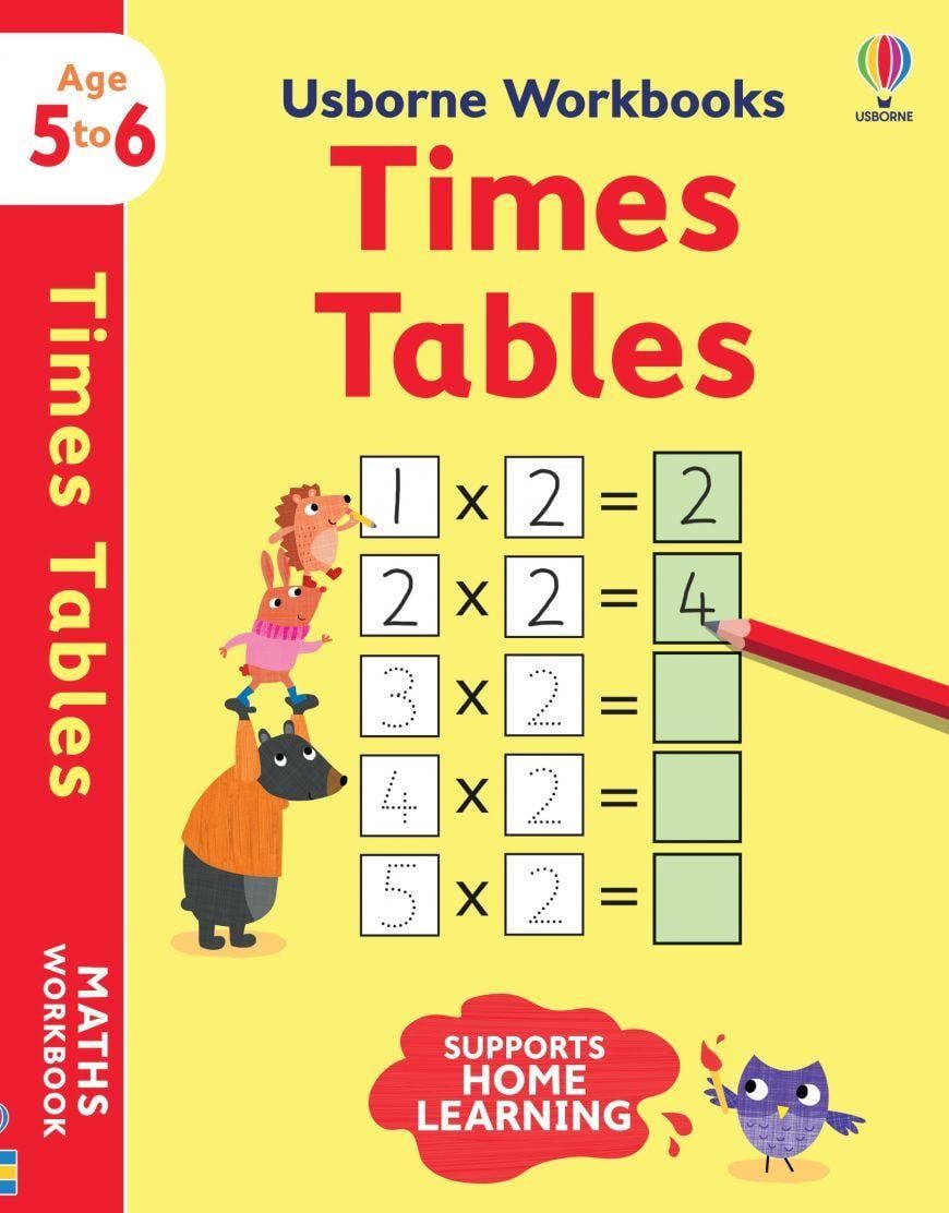 Usborne Workbooks Times tables 5-6 - Usborne Publishing Kitap