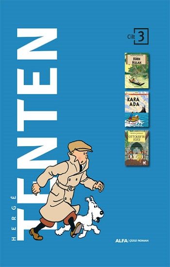 Tenten'in Maceraları Cilt 3 Üç Kitap Birarada (Ciltli-Kutulu) - Alfa Yayınları Kitap