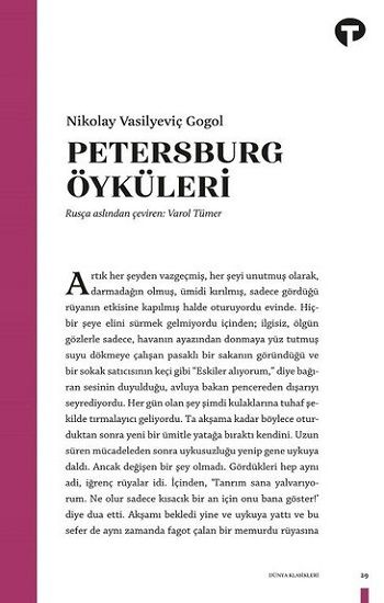 Petersburg Öyküleri - Turkuvaz Kitap Kitap