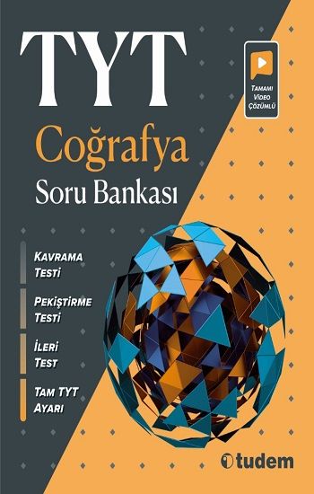 2022 TYT Coğrafya Soru Bankası - Tudem Eğitim Yayınları Kitap