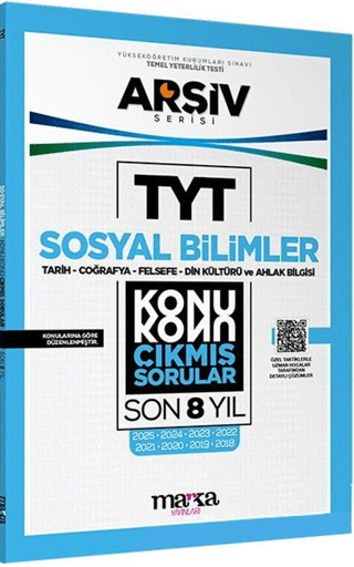 TYT Sosyal Bilimler Konu Konu Çıkmış sorular - Marka Yayınları Kitap