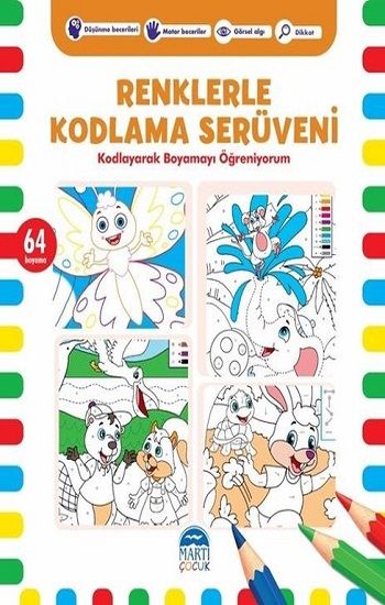 Renklerle Kodlama Serüveni 7 - Martı Çocuk Yayınları Kitap