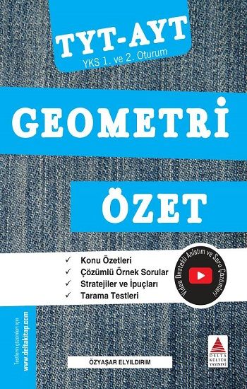 TYT AYT Geometri Özet (YKS 1. ve 2. Oturum - Delta Kültür Yayınevi Kitap
