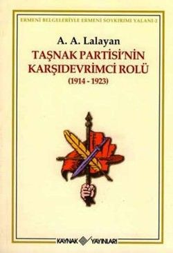 Taşnak Partisi’nin Karşıdevrimci Rolü A. A. Lalayan Türkçe kitap kapağı
