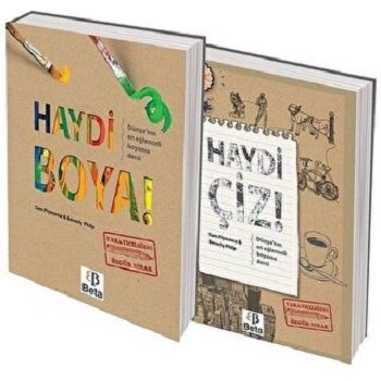 Haydi Boya - Çiz Seti 2 Kitap - Beta Kitap Kitap