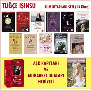Tuğçe Işınsu Tüm Kitapları Seti (11 Kitap)+(Aşk Kartları ve Muhabbet Duaları Hediyeli) - Feniks Yayınları Kitap