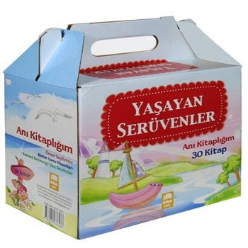 Yaşayan Serüvenler - Anı Kitaplığım Seti (30 Kitap) - Ema Kitap Kitap