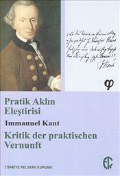 Pratik Aklın Eleştirisi Immanuel Kant Türkçe kitap kapağı