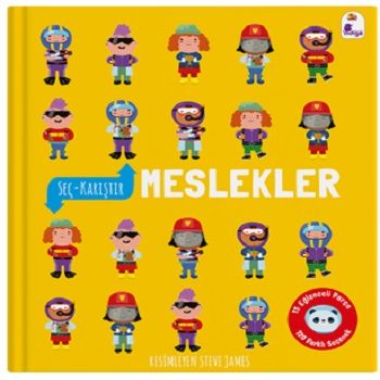 Seç – Karıştır : Meslekler (15 Eğlenceli Parça, 120 Farklı Seçenek) (Ciltli) - İndigo Çocuk Kitap