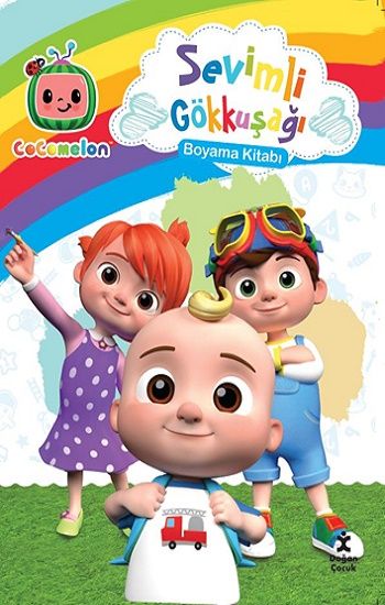 Cocomelon Sevimli Gökkuşağı Boyama Kitabı - Doğan Çocuk Kitap