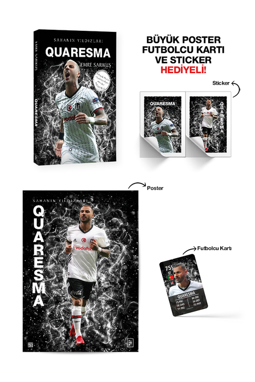 Quaresma - Sahanın Yıldızları - Parodi Yayınları Kitap