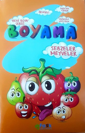 Beni Boya Serisi - Sebzeler, Meyveler - Fark Yayınları Kitap
