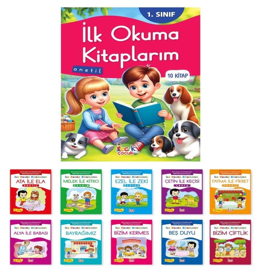 İlk Okuma Kitaplarım (10 Kitap) - Bıcırık Yayınları Kitap