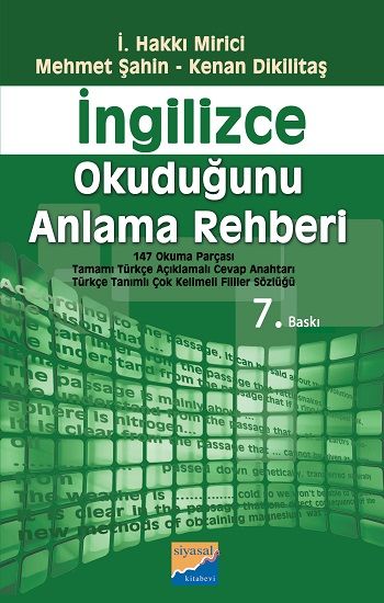 İngilizce Okuduğunu Anlama Rehberi Mehmet Şahin Türkçe kitap kapağı