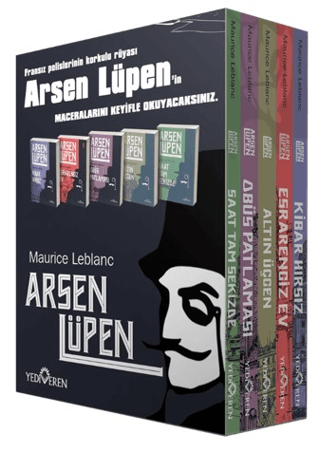 Arsen Lüpen Kutulu 5 Kitap Set - Yediveren Yayınları Kitap
