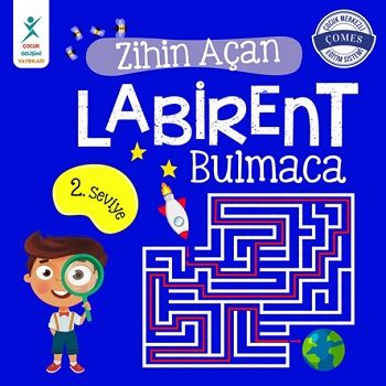 Zihin Açan Labirent Bulmaca 2. Seviye - Çocuk Gelişimi Yayınları Kitap