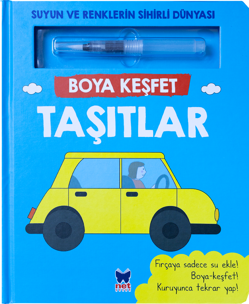 Boya Keşfet-Taşıtlar - Net Çocuk Yayınları Kitap